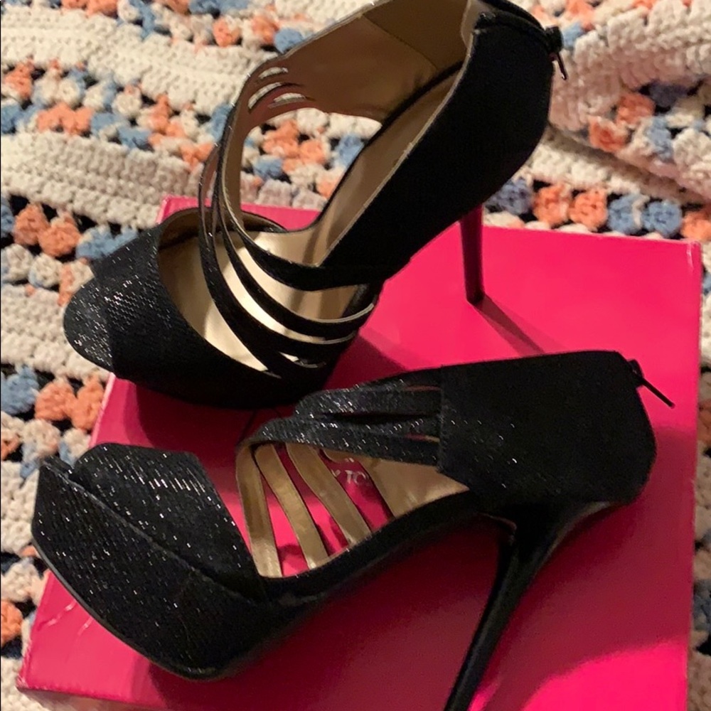 Black Cupid heels
